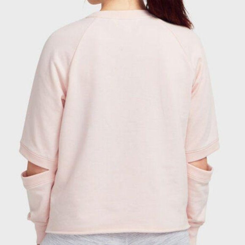 SOUL BY SOULCYCLE Elbow Cutout Sweatshirt Ribbed - Picture 3 of 12